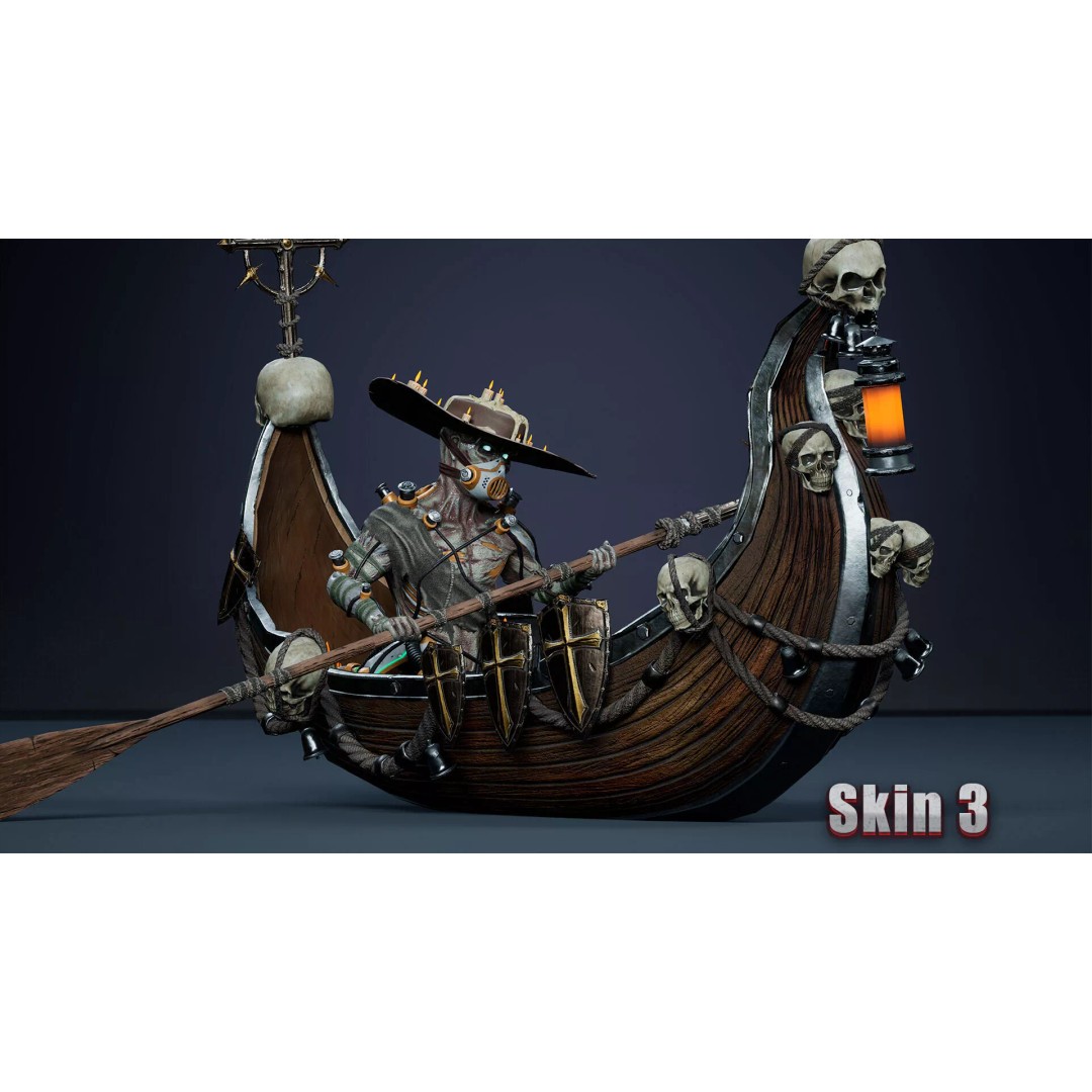 Fantasy Cyborg 3D Model – Low Poly Game Ready Character, FBX - View 6