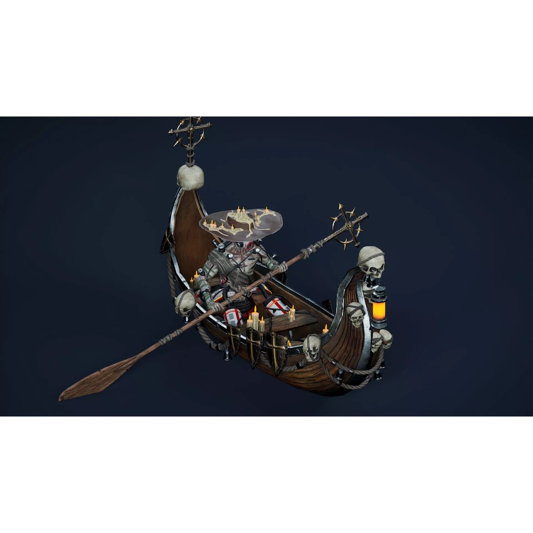 Fantasy Cyborg 3D Model – Low Poly Game Ready Character, FBX - View 9