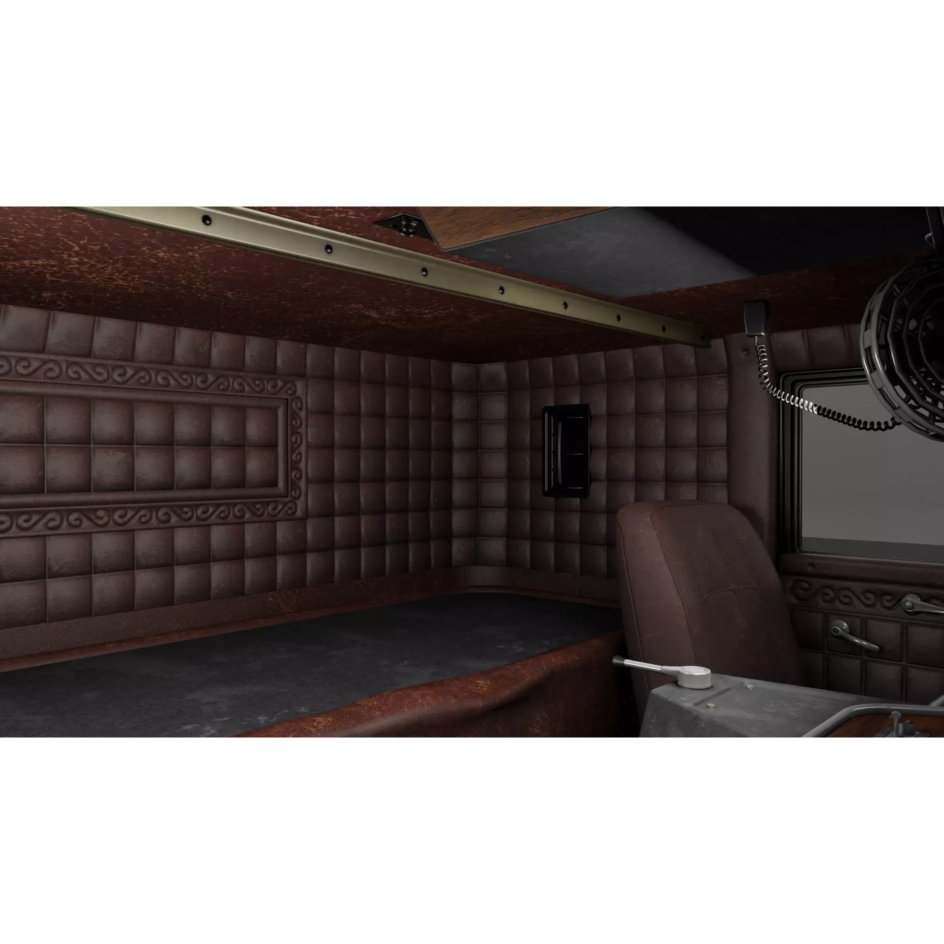 Peterbilt 352 Cabover Semi Truck - Game-Ready 3D Model - View 19