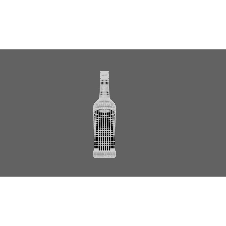 Jameson Whiskey 3D Model – Low Poly PBR Asset, FBX, OBJ, Game Ready - View 10