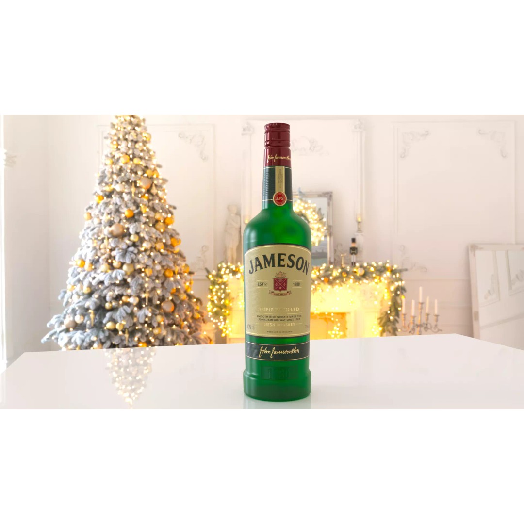 Jameson Whiskey 3D Model – Low Poly PBR Asset, FBX, OBJ, Game Ready - View 2