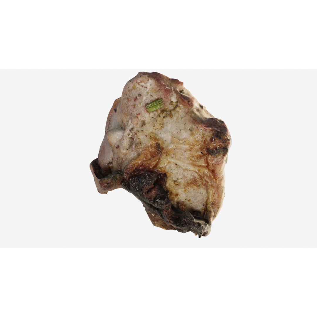 Shashlik BBQ Meat 3D Model – Low Poly Photogrammetry Asset, FBX - View 25