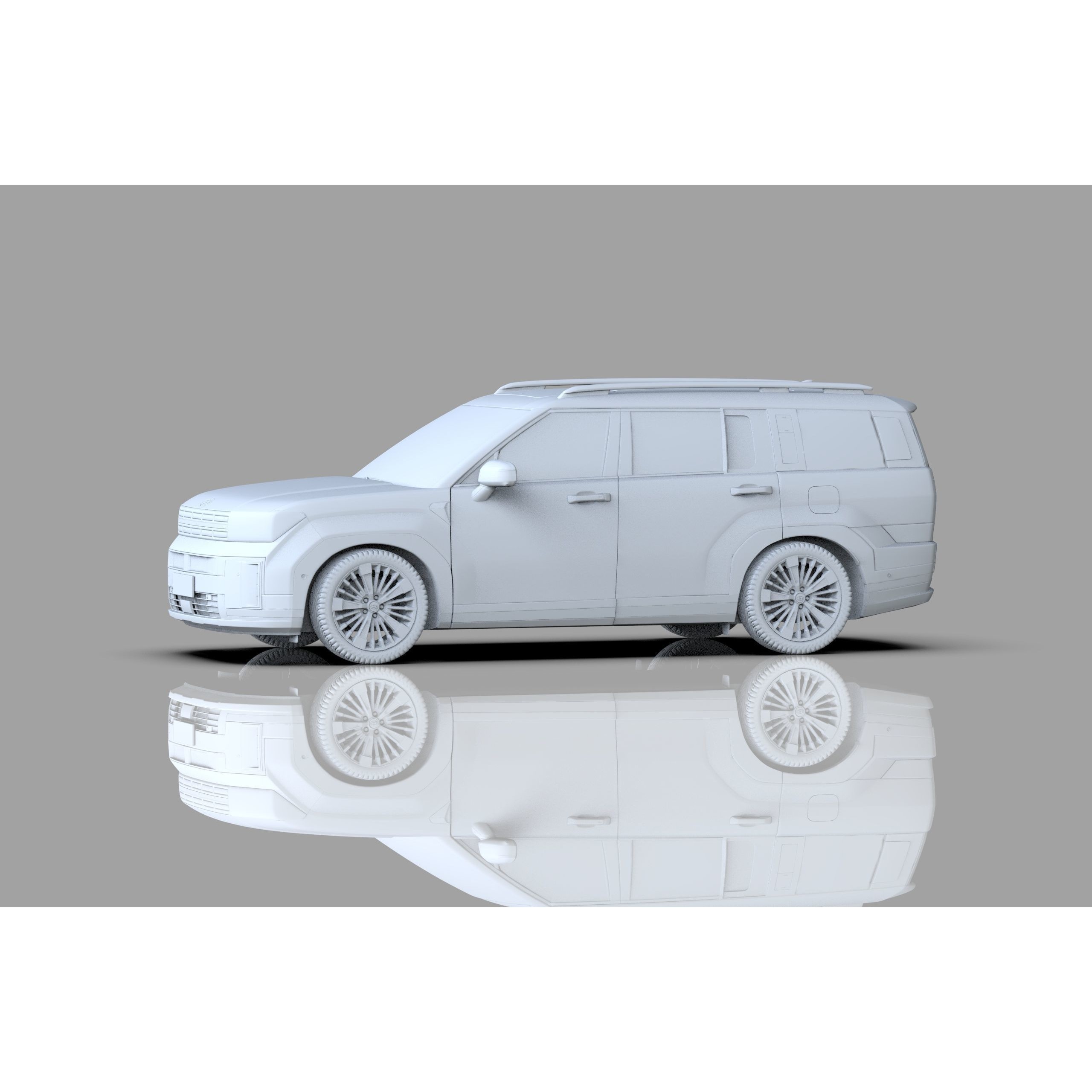 Hyundai Santa Fe 2024 - High-Poly Interior 3D Model - View 38