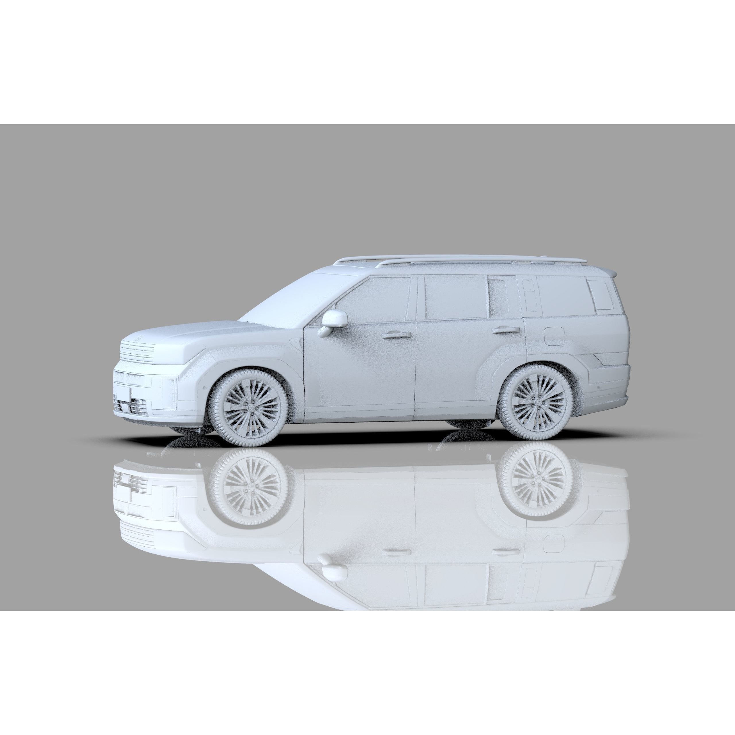 Hyundai Santa Fe 2024 - High-Poly Interior 3D Model - View 39