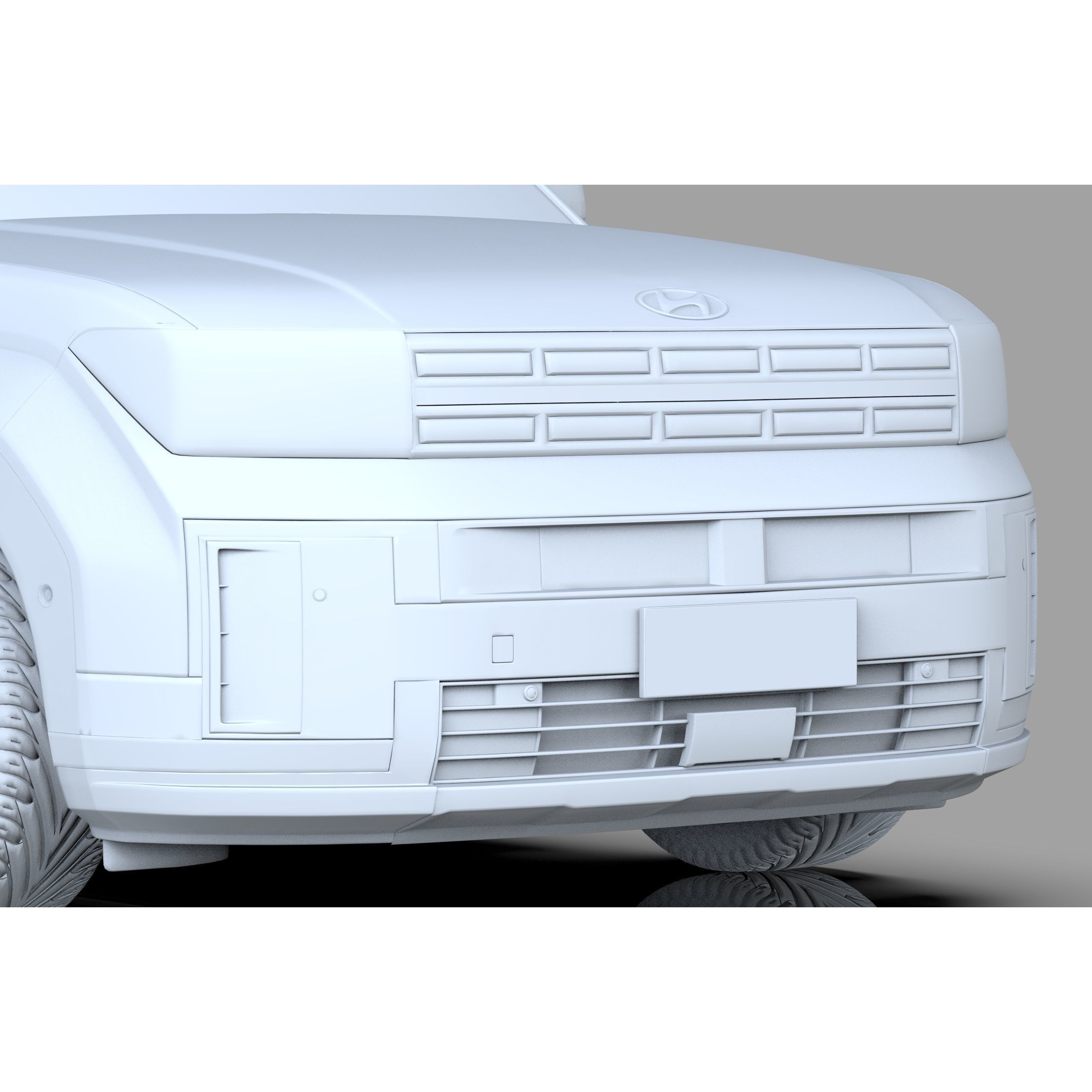 Hyundai Santa Fe 2024 - High-Poly Interior 3D Model - View 46