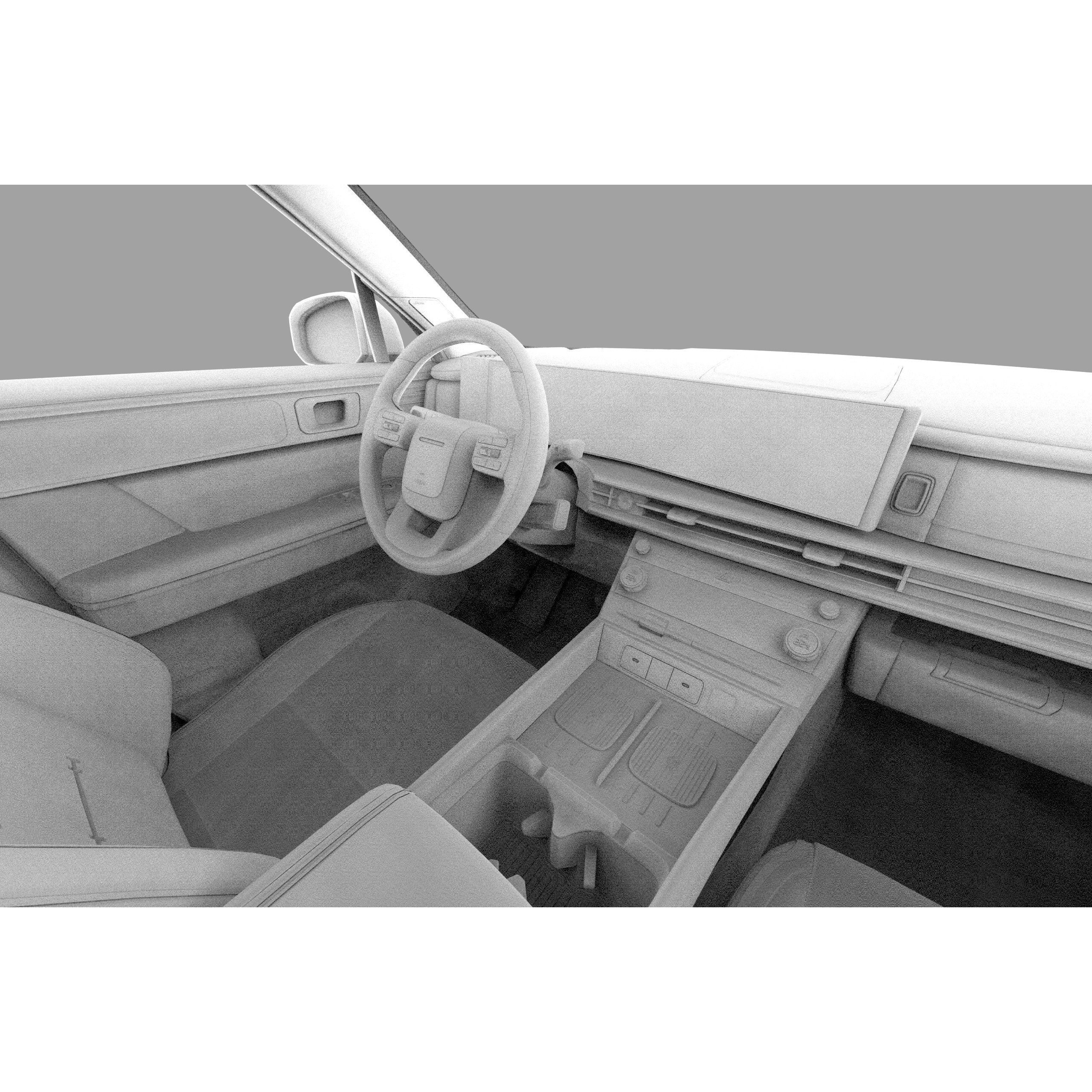 Hyundai Santa Fe 2024 - High-Poly Interior 3D Model - View 52