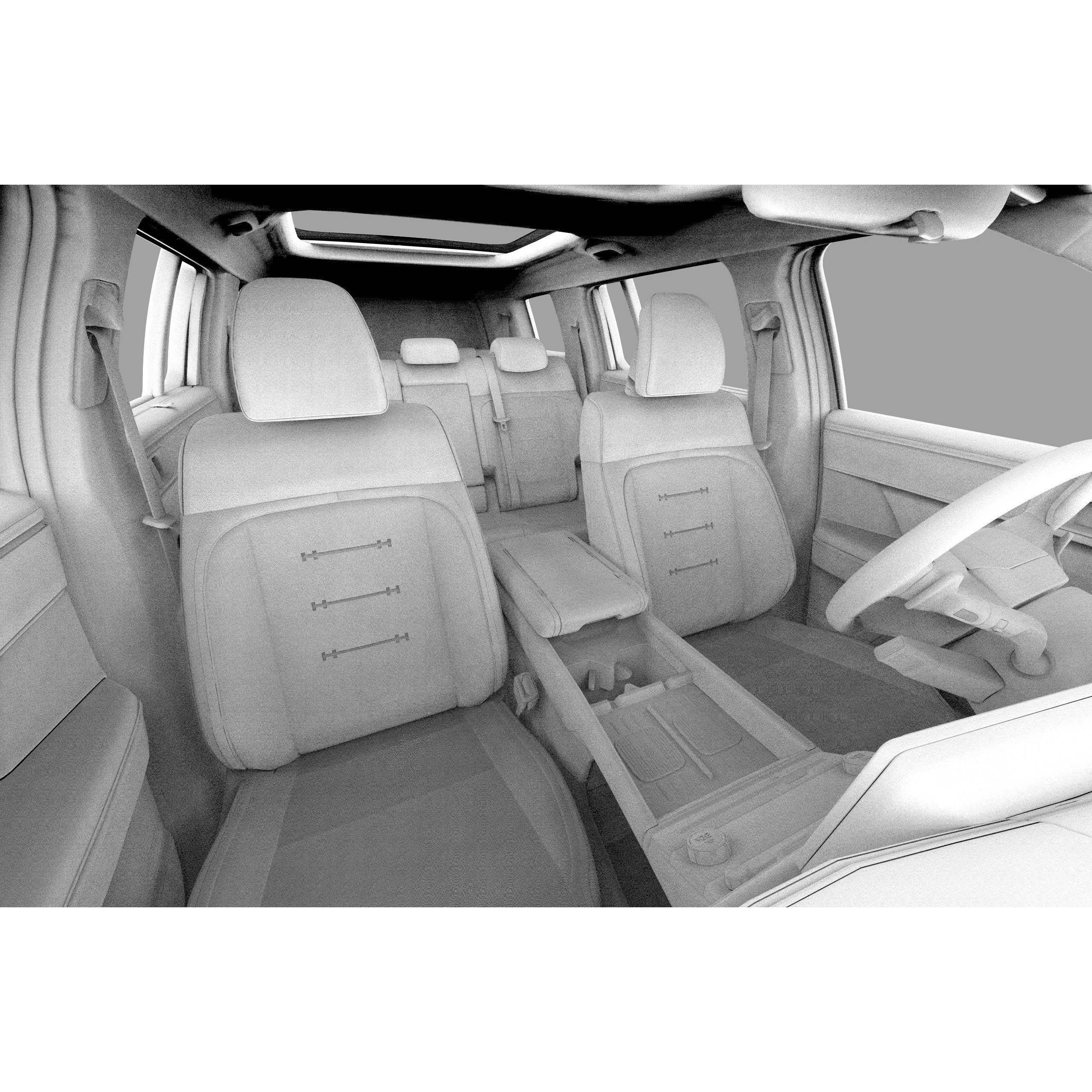 Hyundai Santa Fe 2024 - High-Poly Interior 3D Model - View 53