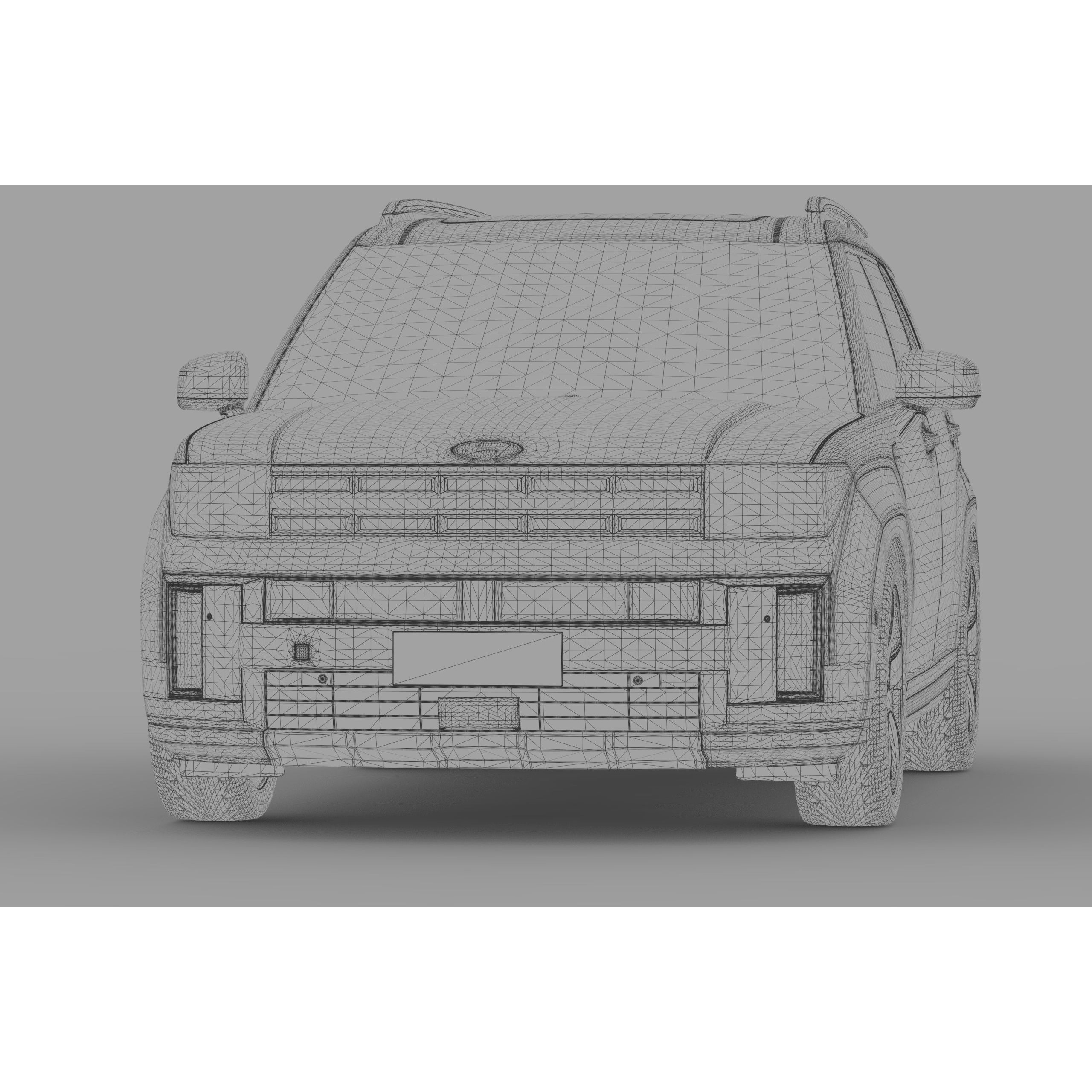 Hyundai Santa Fe 2024 - High-Poly Interior 3D Model - View 62