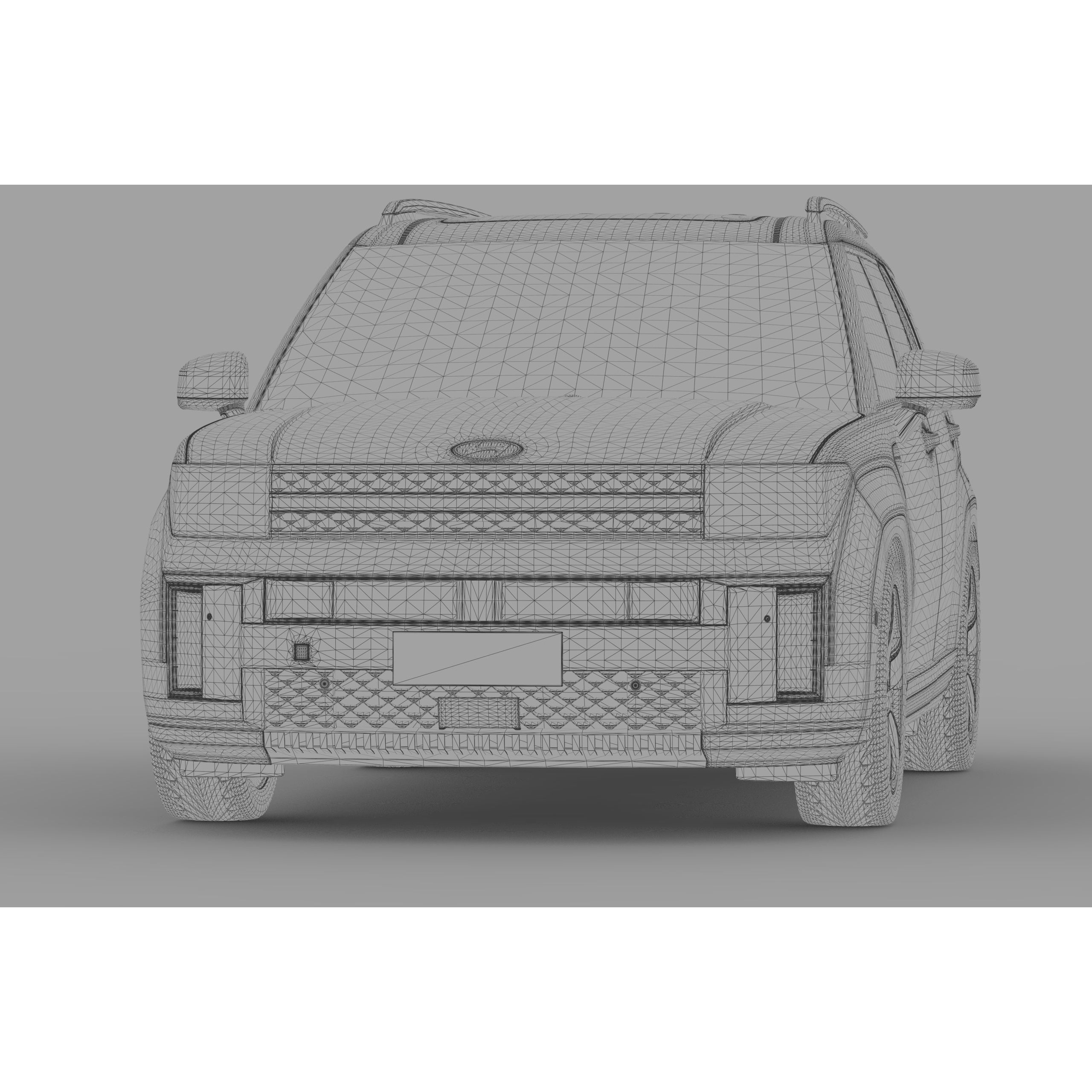 Hyundai Santa Fe 2024 - High-Poly Interior 3D Model - View 63