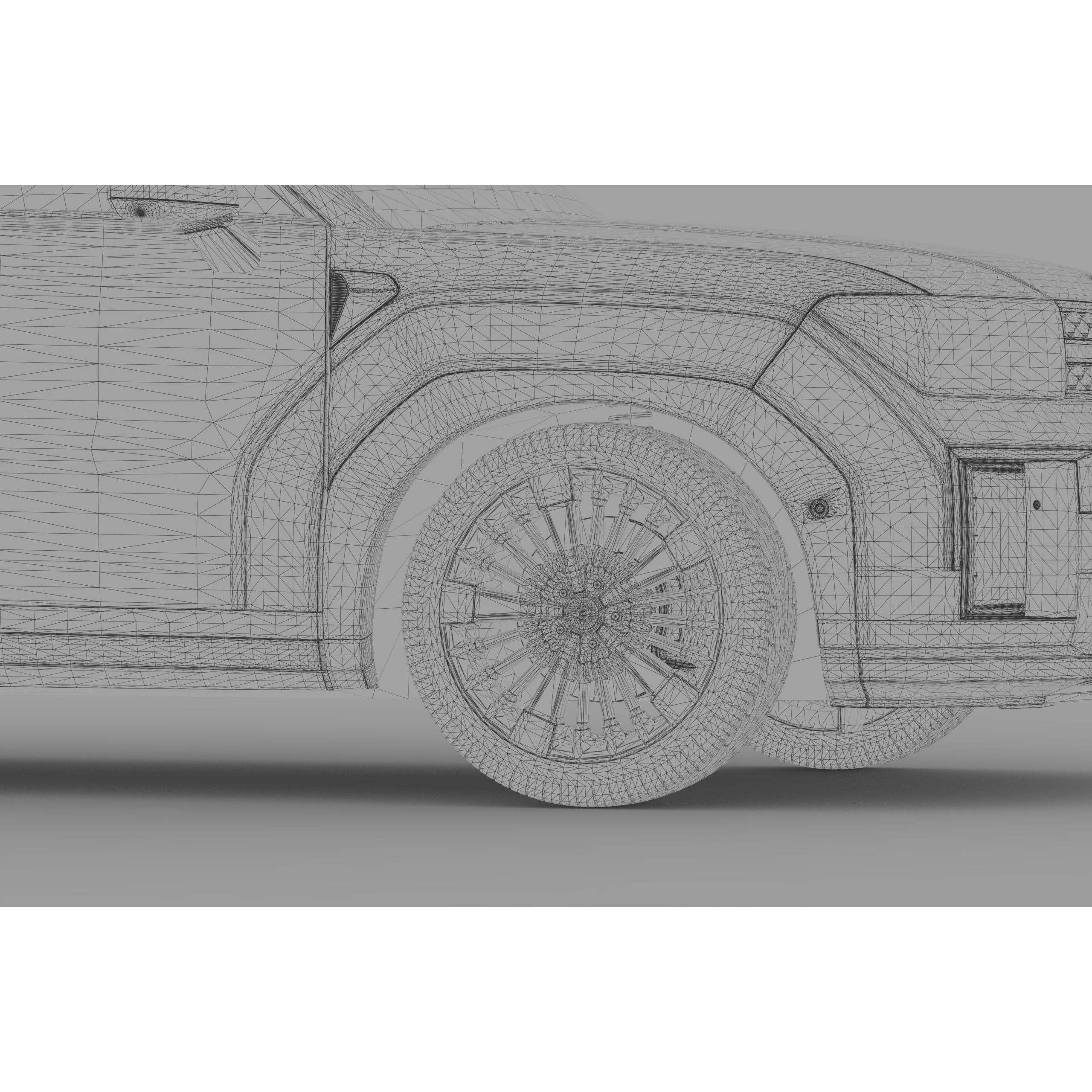 Hyundai Santa Fe 2024 - High-Poly Interior 3D Model - View 64