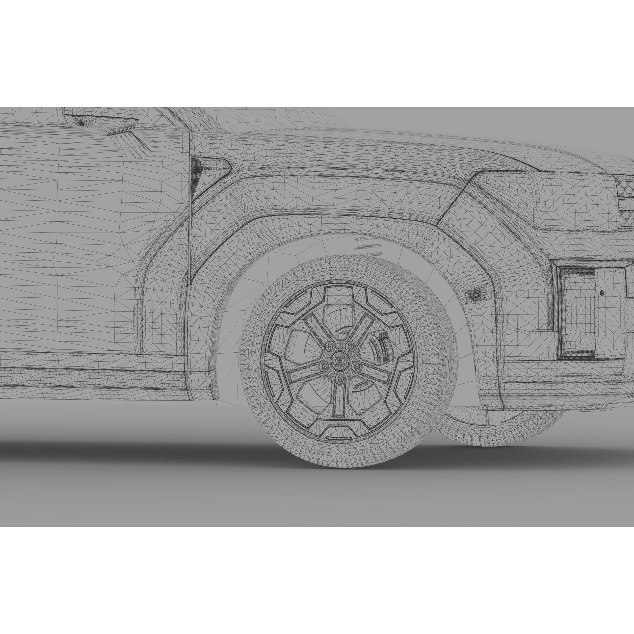 Hyundai Santa Fe 2024 - High-Poly Interior 3D Model - View 65