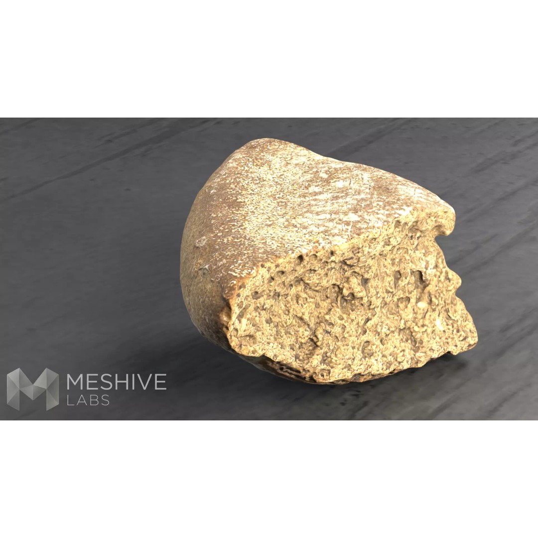 Artisan Rye Bread 3D Model – PBR Low-Poly Game Asset, FBX/Blender - View 16