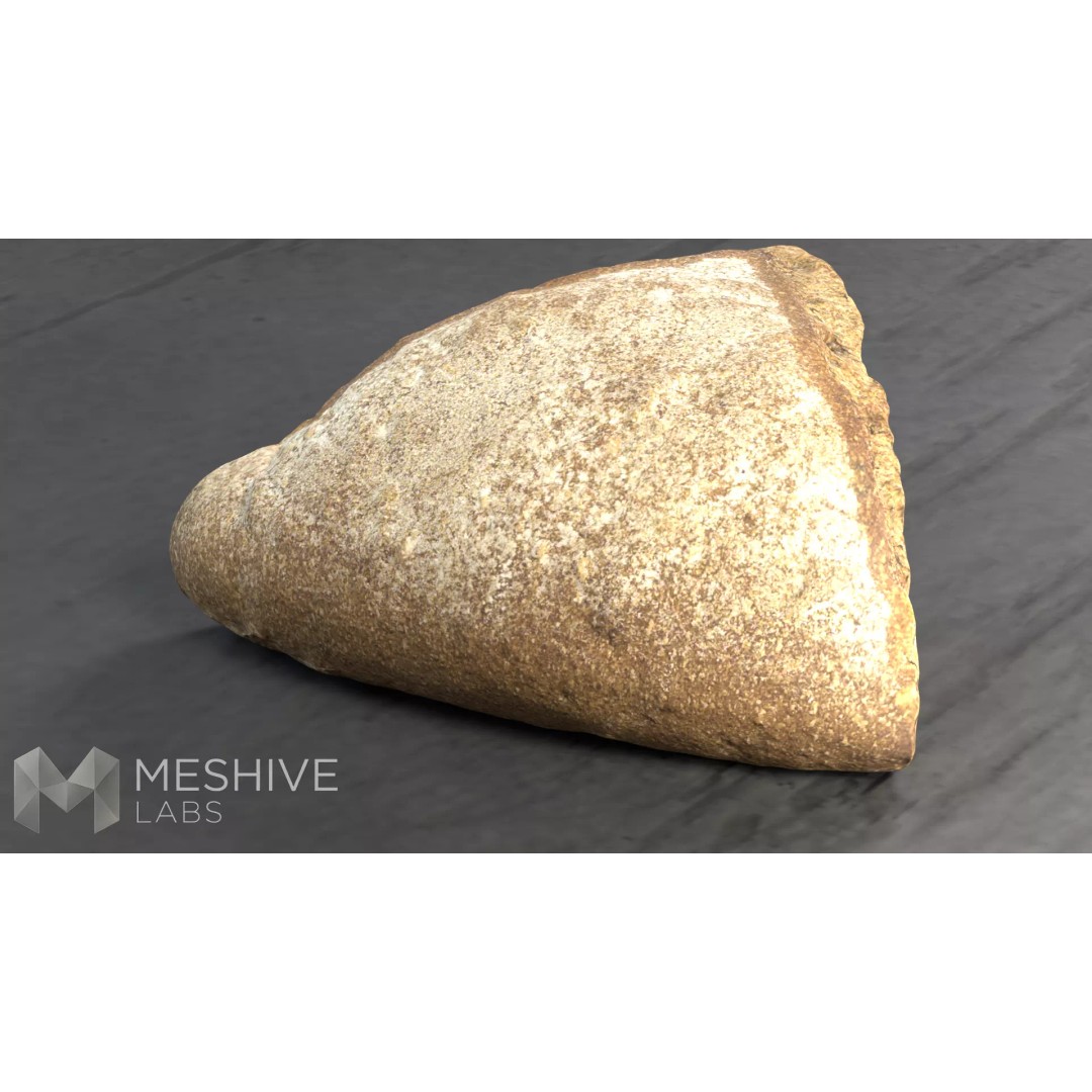 Artisan Rye Bread 3D Model – PBR Low-Poly Game Asset, FBX/Blender - View 4