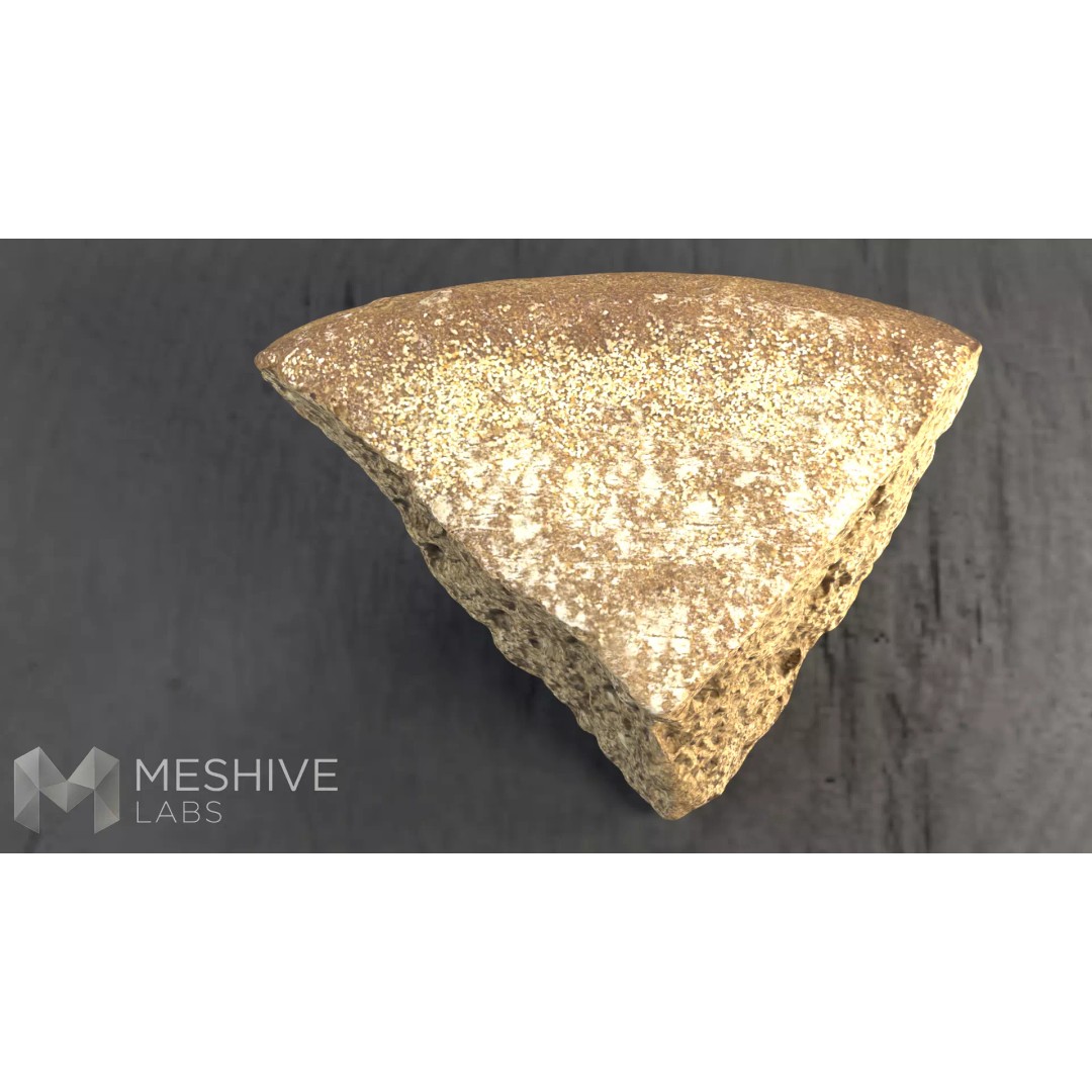 Artisan Rye Bread 3D Model – PBR Low-Poly Game Asset, FBX/Blender - View 9