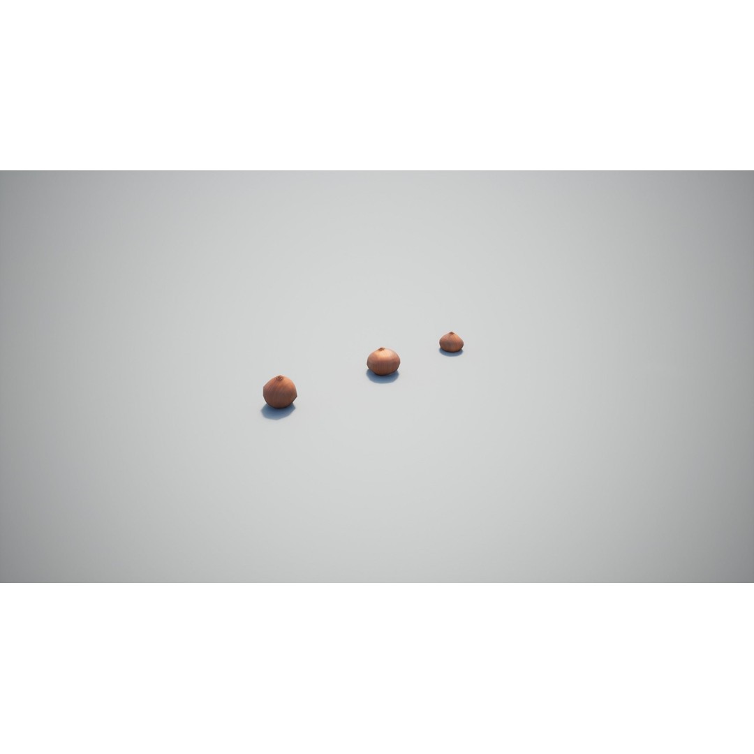 Onion 3D Model – Low Poly Game-Ready Asset with PBR Textures