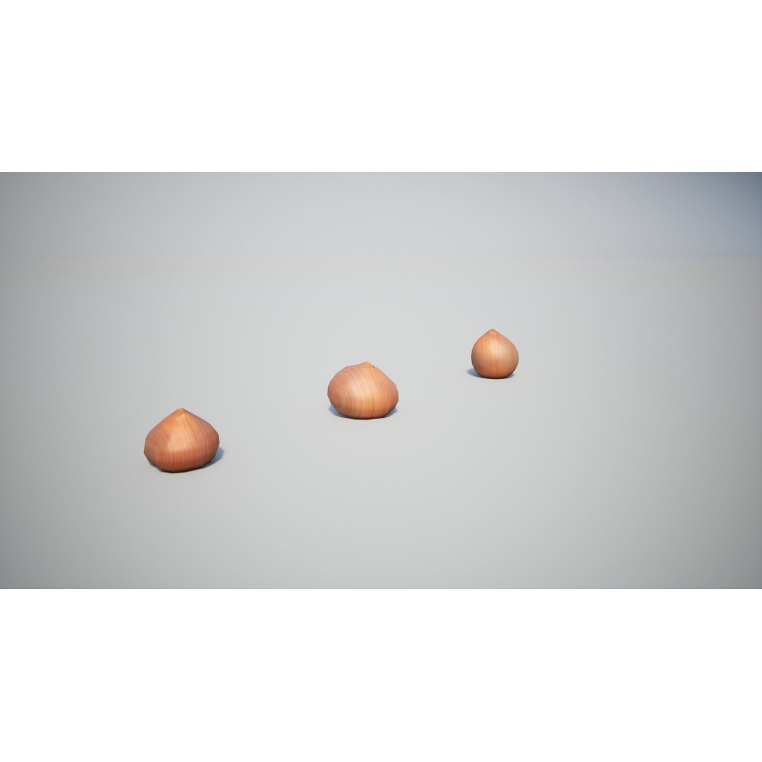 Onion 3D Model – Low Poly Game-Ready Asset with PBR Textures - View 7
