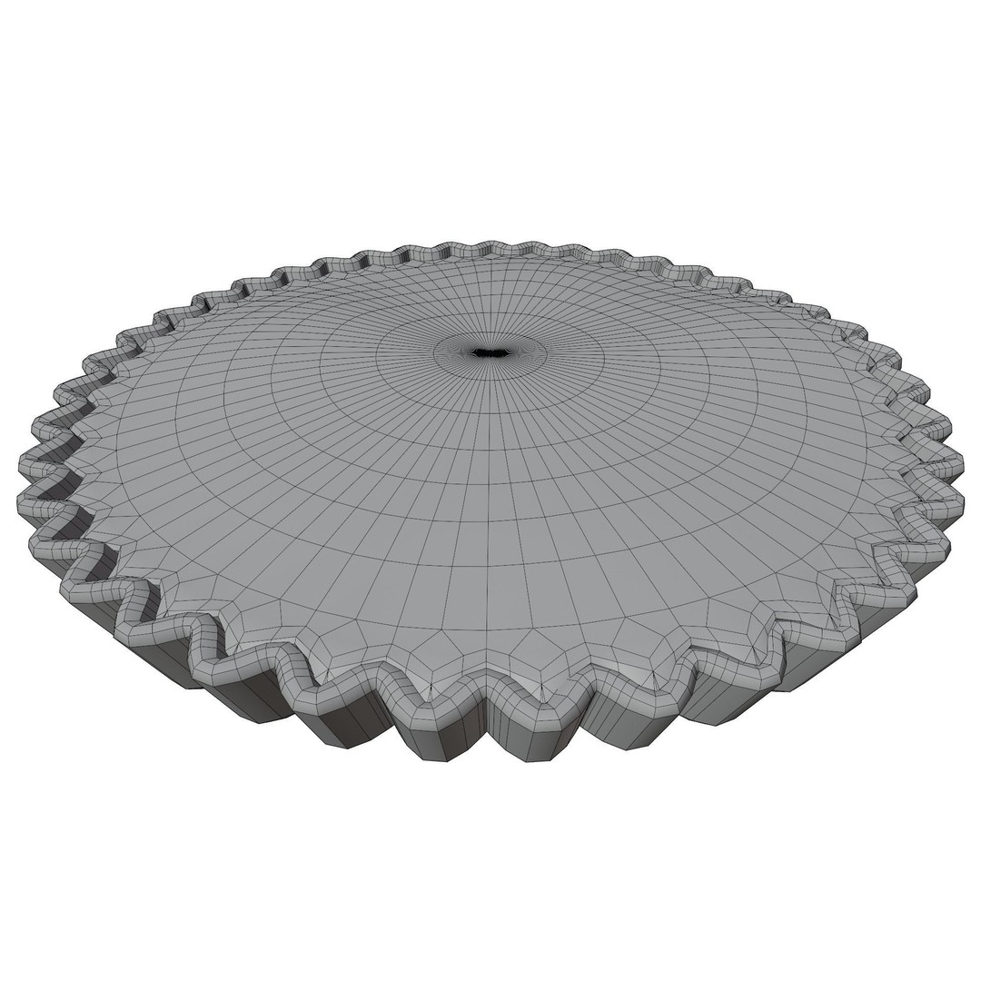 Apple Pie 3D Model – High Quality Photo Real Dessert Asset, FBX, OBJ - View 10