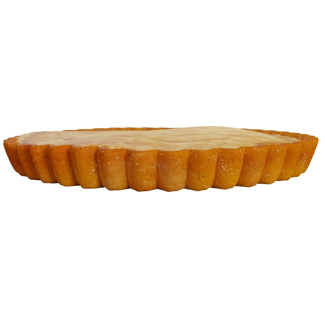 Apple Pie 3D Model – High Quality Photo Real Dessert Asset, FBX, OBJ - View 5