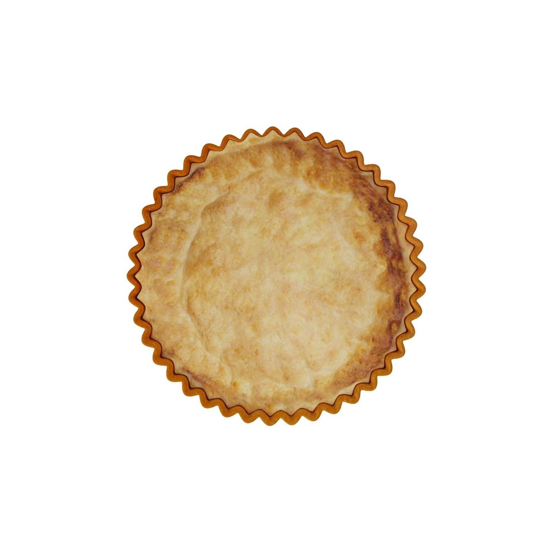 Apple Pie 3D Model – High Quality Photo Real Dessert Asset, FBX, OBJ - View 7