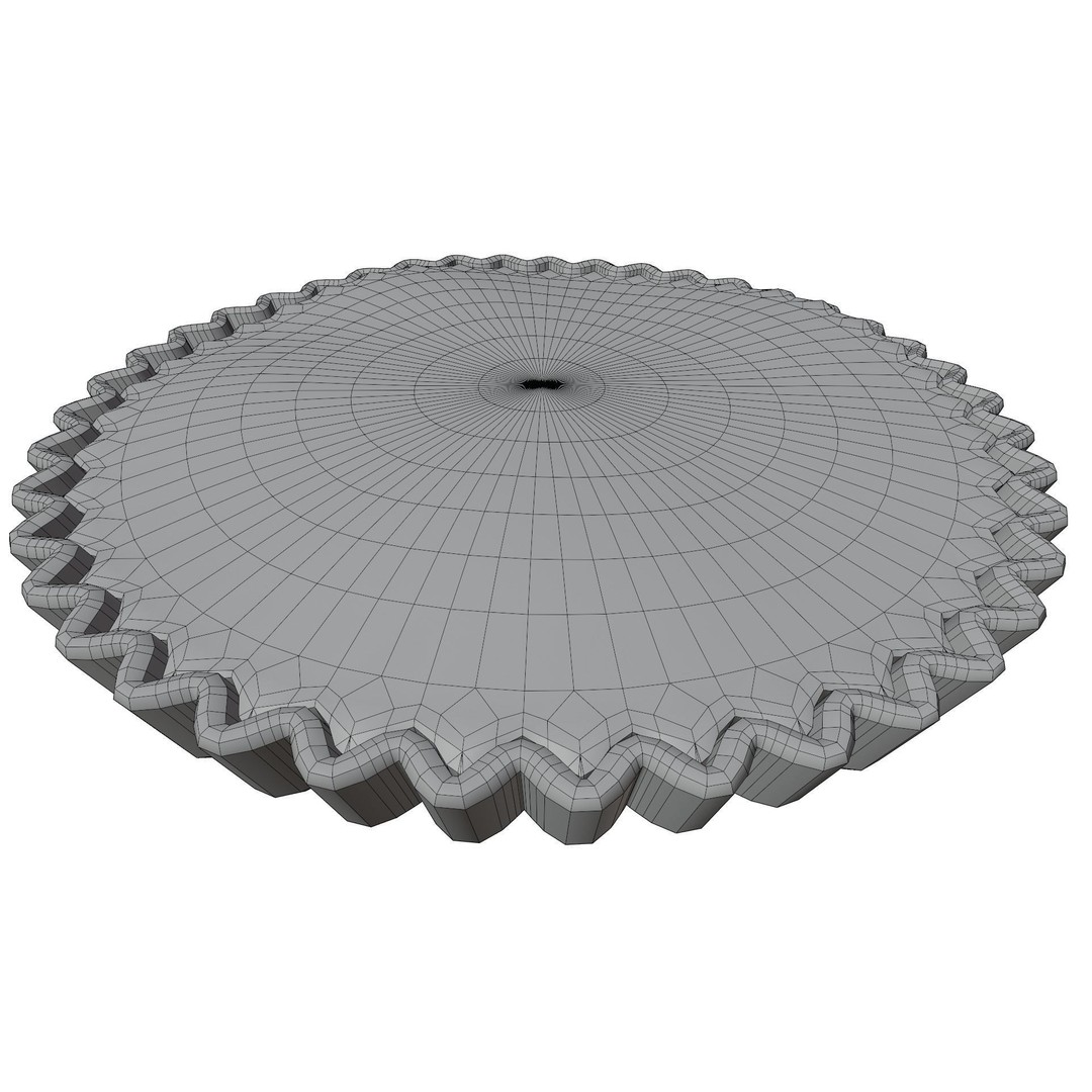 Apple Pie 3D Model – High Quality Photo Real Dessert Asset, FBX, OBJ - View 9