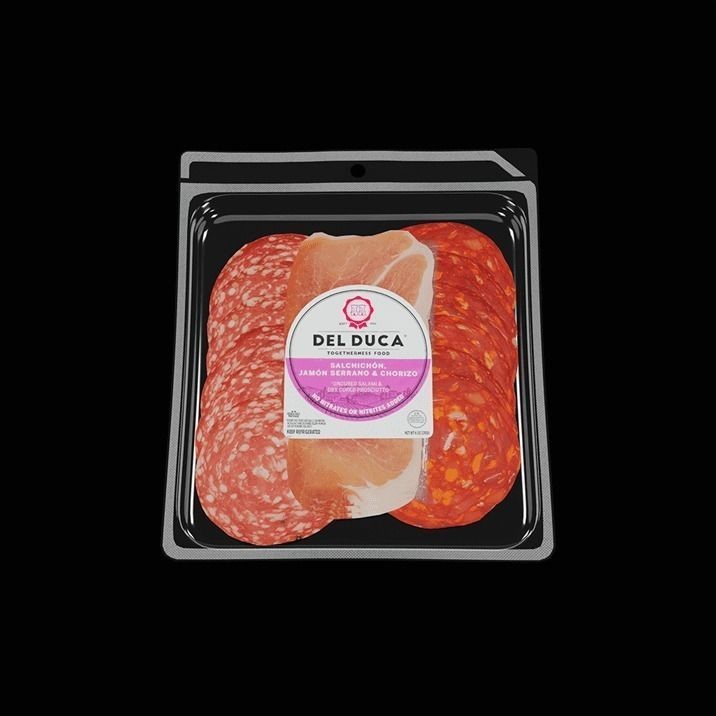 Sliced J S Chorizo 3D Model – High-Quality Food Asset, FBX, OBJ - View 3