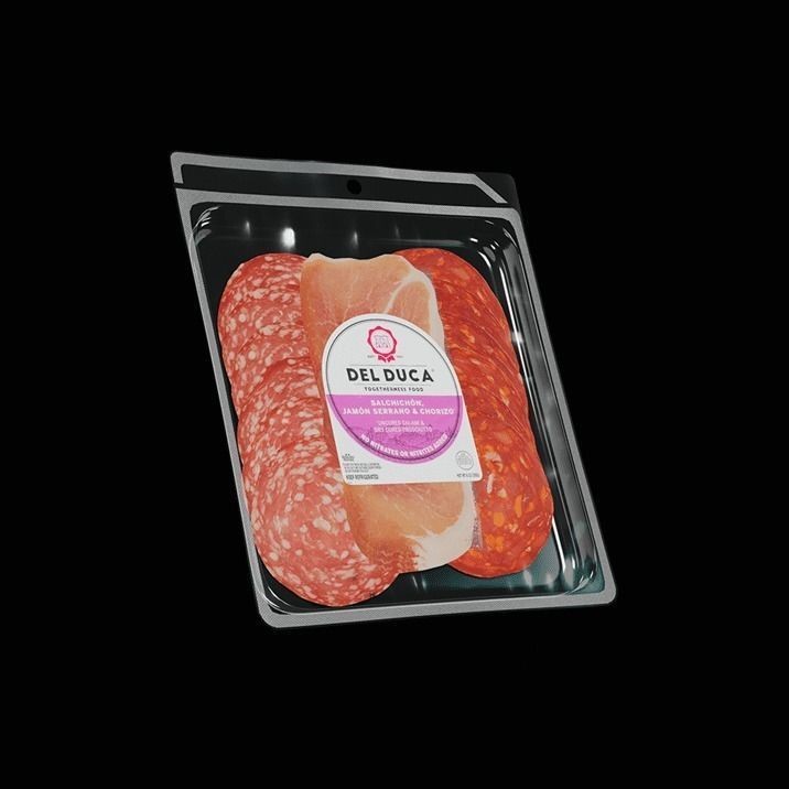 Sliced J S Chorizo 3D Model – High-Quality Food Asset, FBX, OBJ - View 4