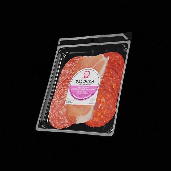Sliced J S Chorizo 3D Model – High-Quality Food Asset, FBX, OBJ - View 5