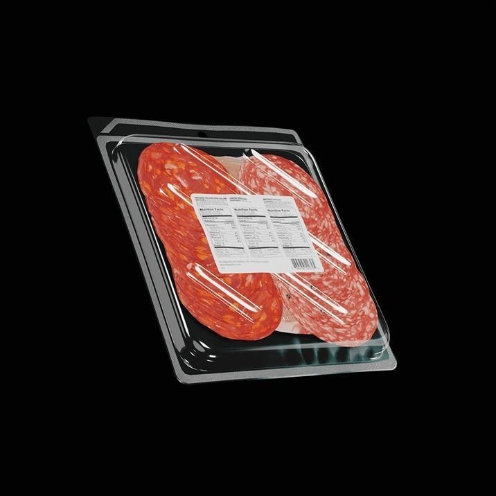 Sliced J S Chorizo 3D Model – High-Quality Food Asset, FBX, OBJ - View 6