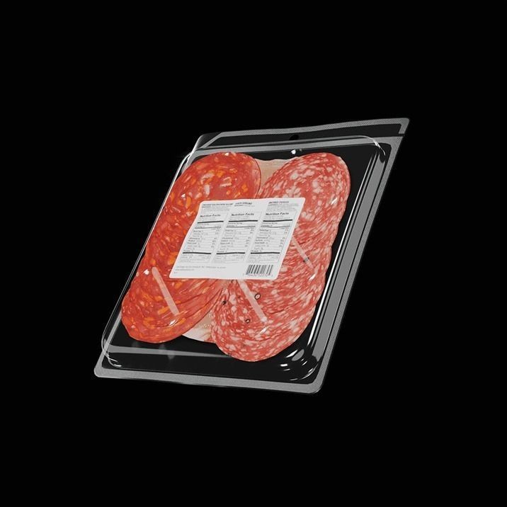 Sliced J S Chorizo 3D Model – High-Quality Food Asset, FBX, OBJ - View 7