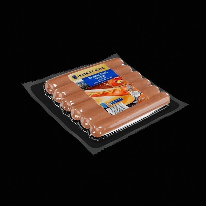 Wieners Bavarian 3D Model – High-Quality Photorealistic Food Asset, FBX - View 7