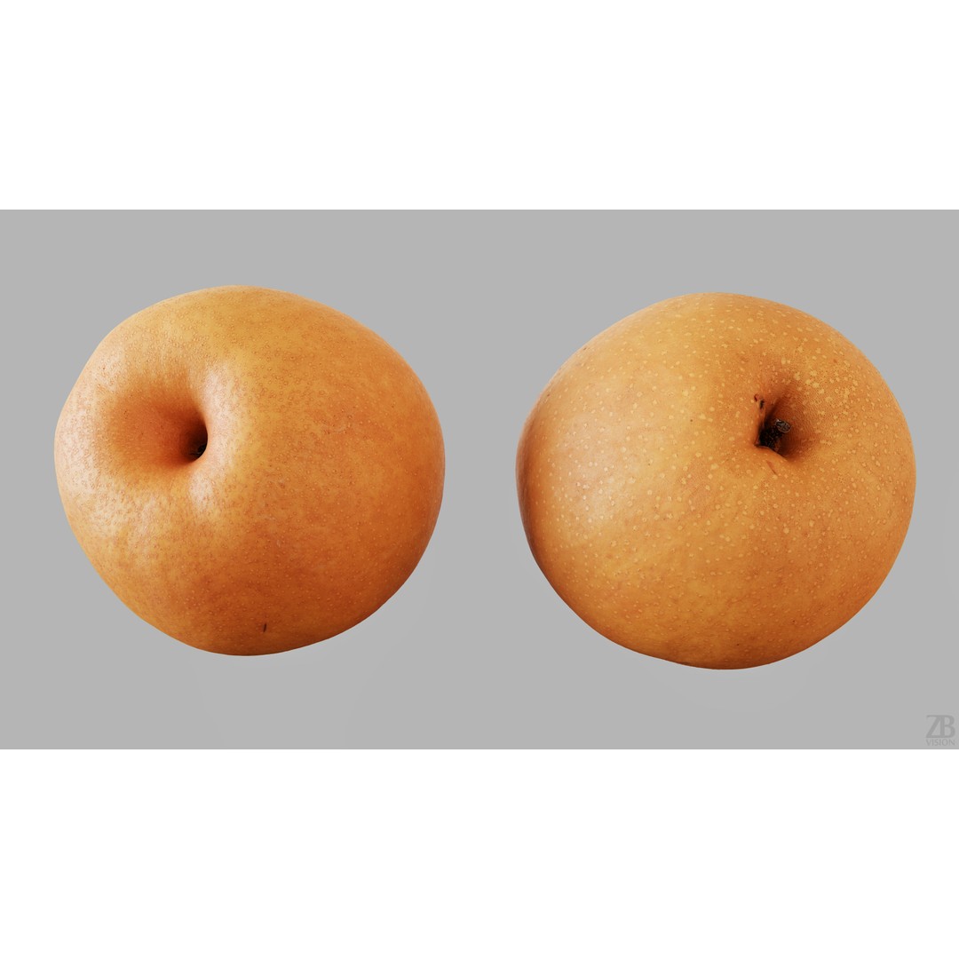 Singo Pear 3D Model – High Poly Photorealistic Asset, FBX & OBJ