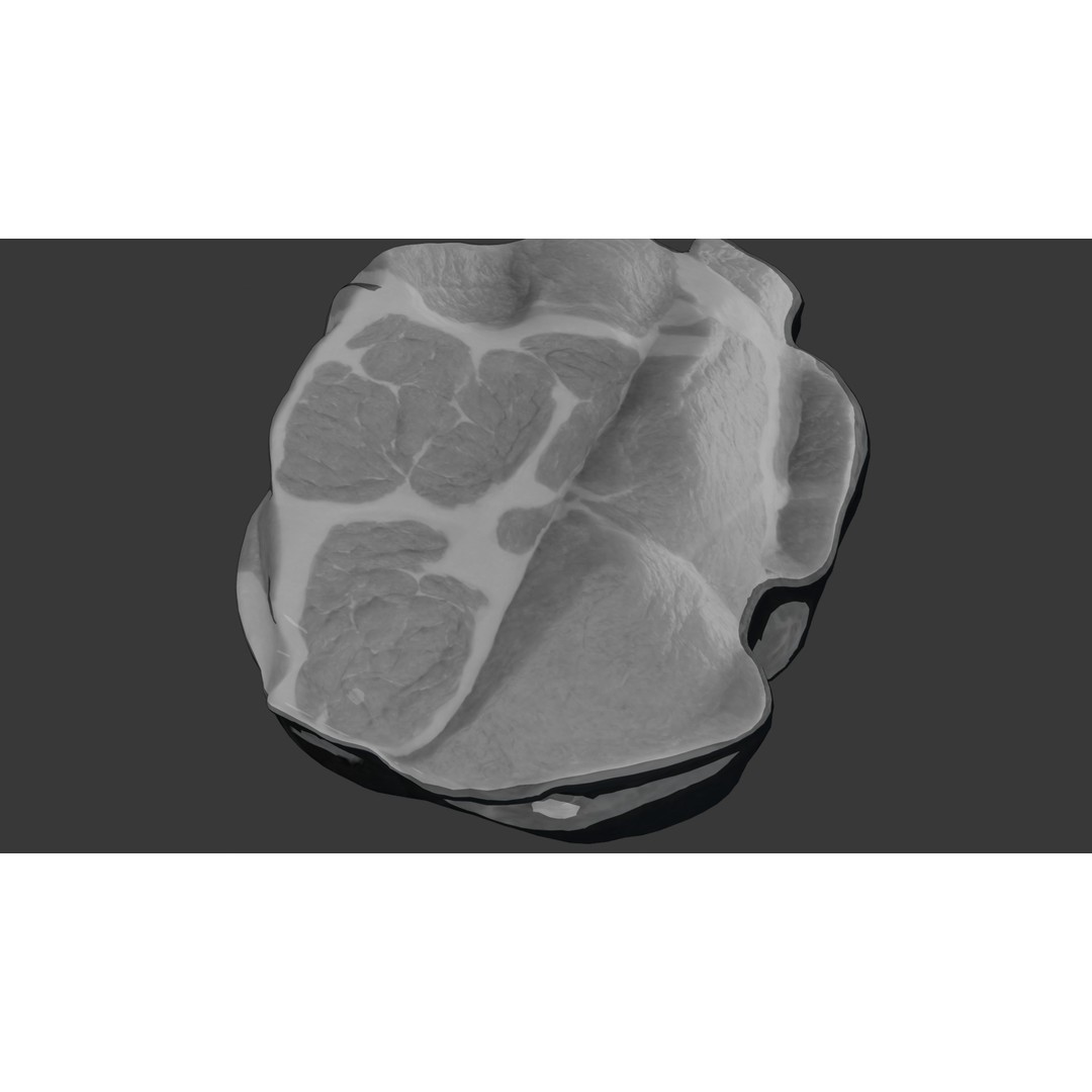Beef Shoulder 3D Model – Low Poly Game Asset, FBX, PBR Textures