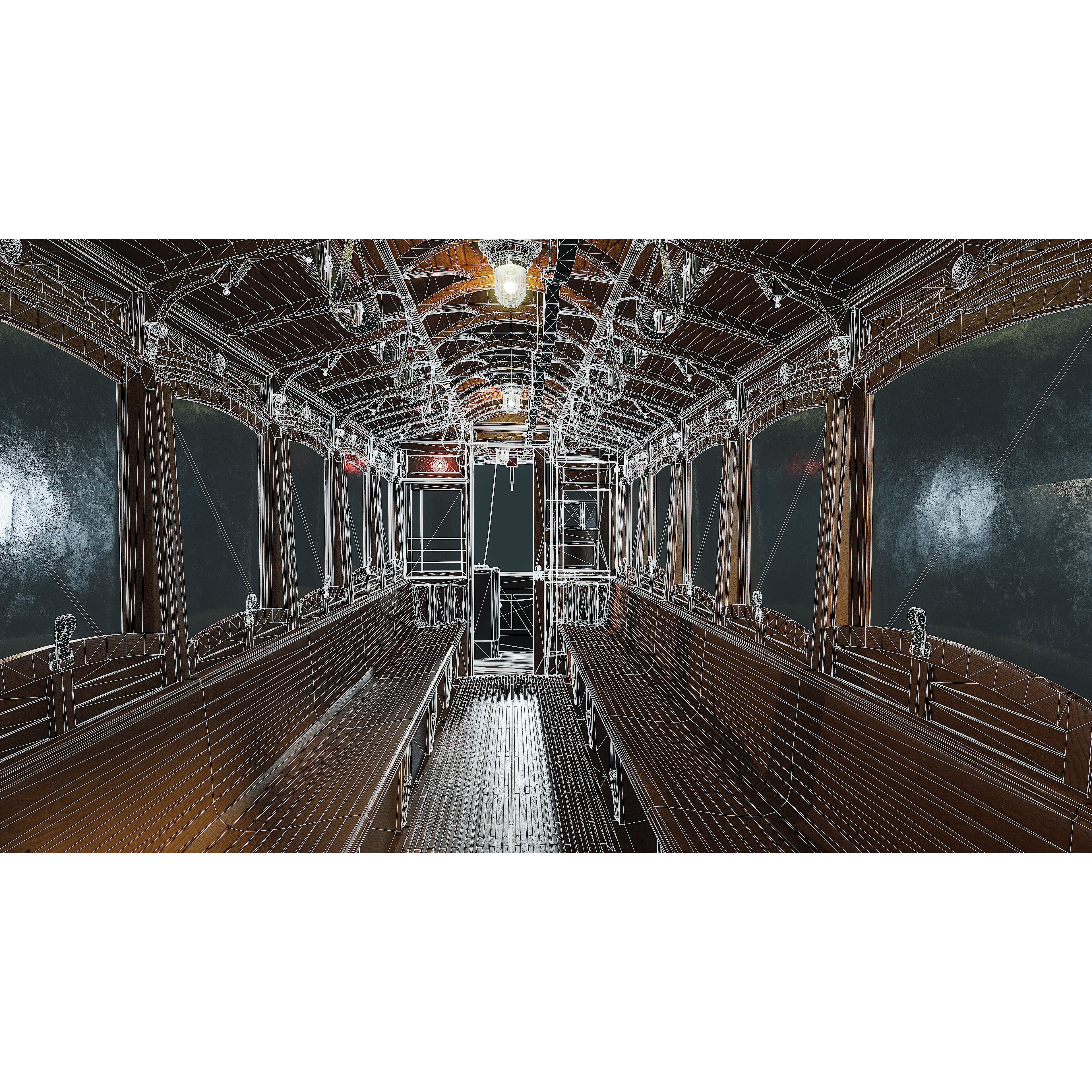 Herbrand VN 125 Tram - Low-Poly Game-Ready 3D Model