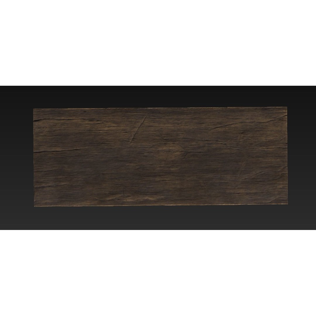 Roman Wooden Food Tables 3D Model – Low Poly Game Asset, FBX - View 4