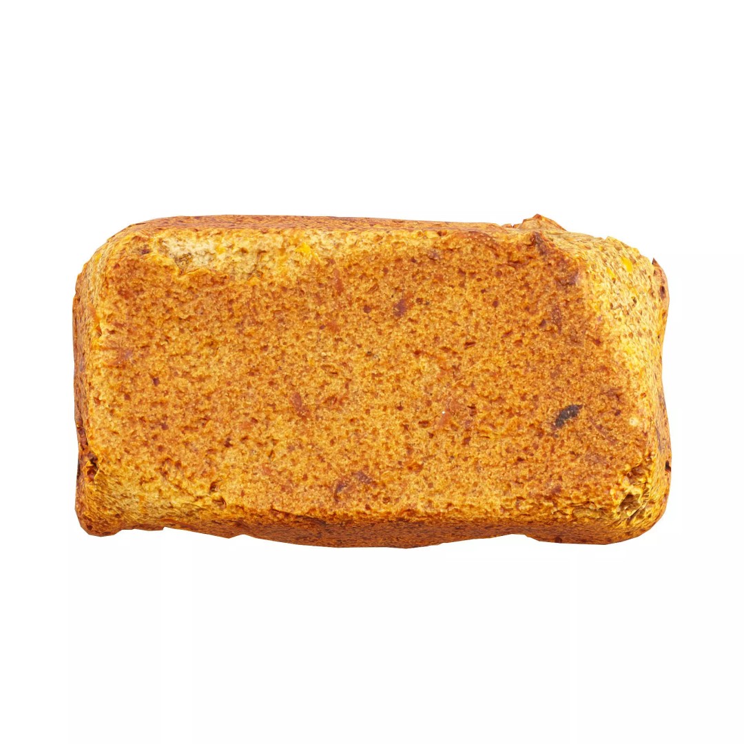 Walnut Cake 3D Model – Low Poly Bakery Asset, FBX, OBJ, Blender - View 3