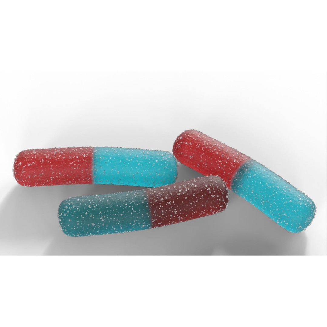 Sugar Coated Candy 3D Model – High Poly PBR Asset, FBX, OBJ - View 11