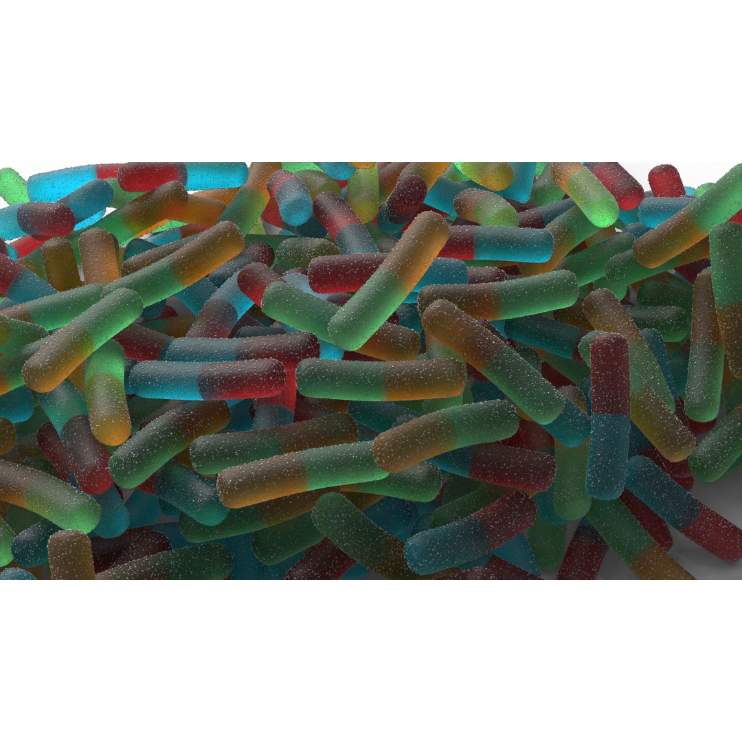 Sugar Coated Candy 3D Model – High Poly PBR Asset, FBX, OBJ - View 16