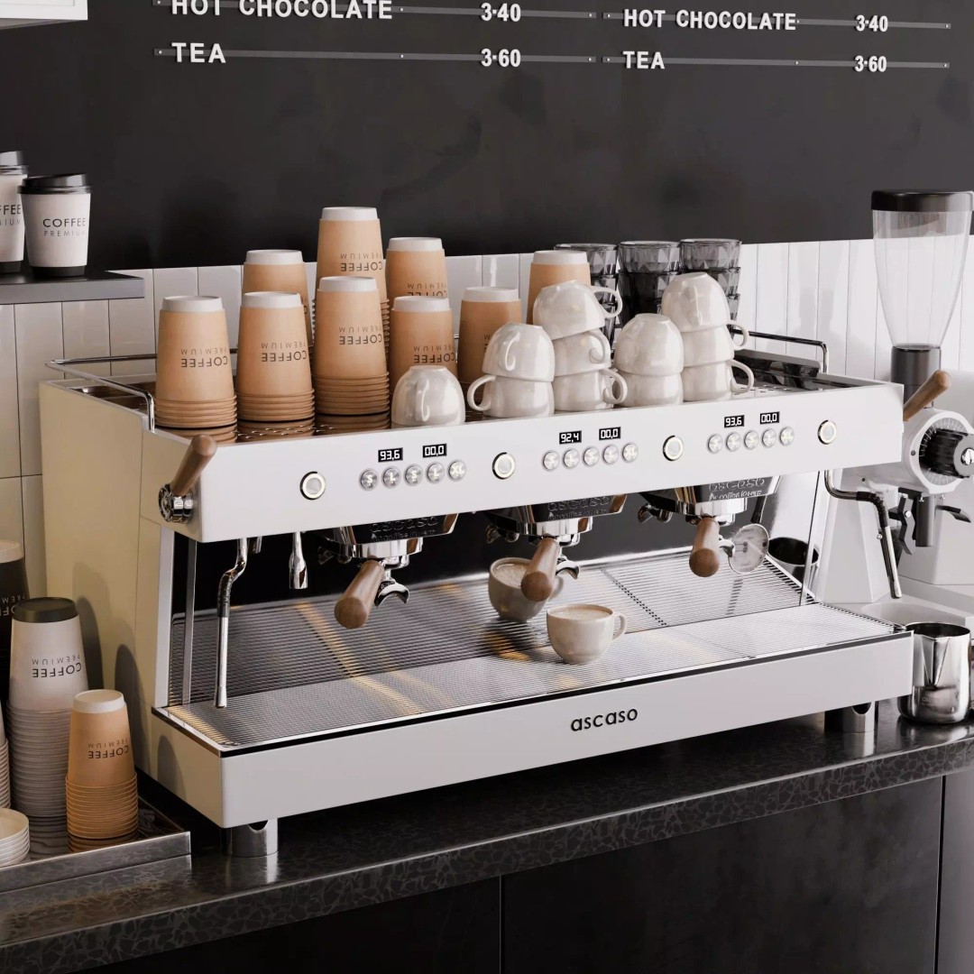Modern Coffee Shop Interior 3D Model – High-Quality PBR Blender Asset - View 3