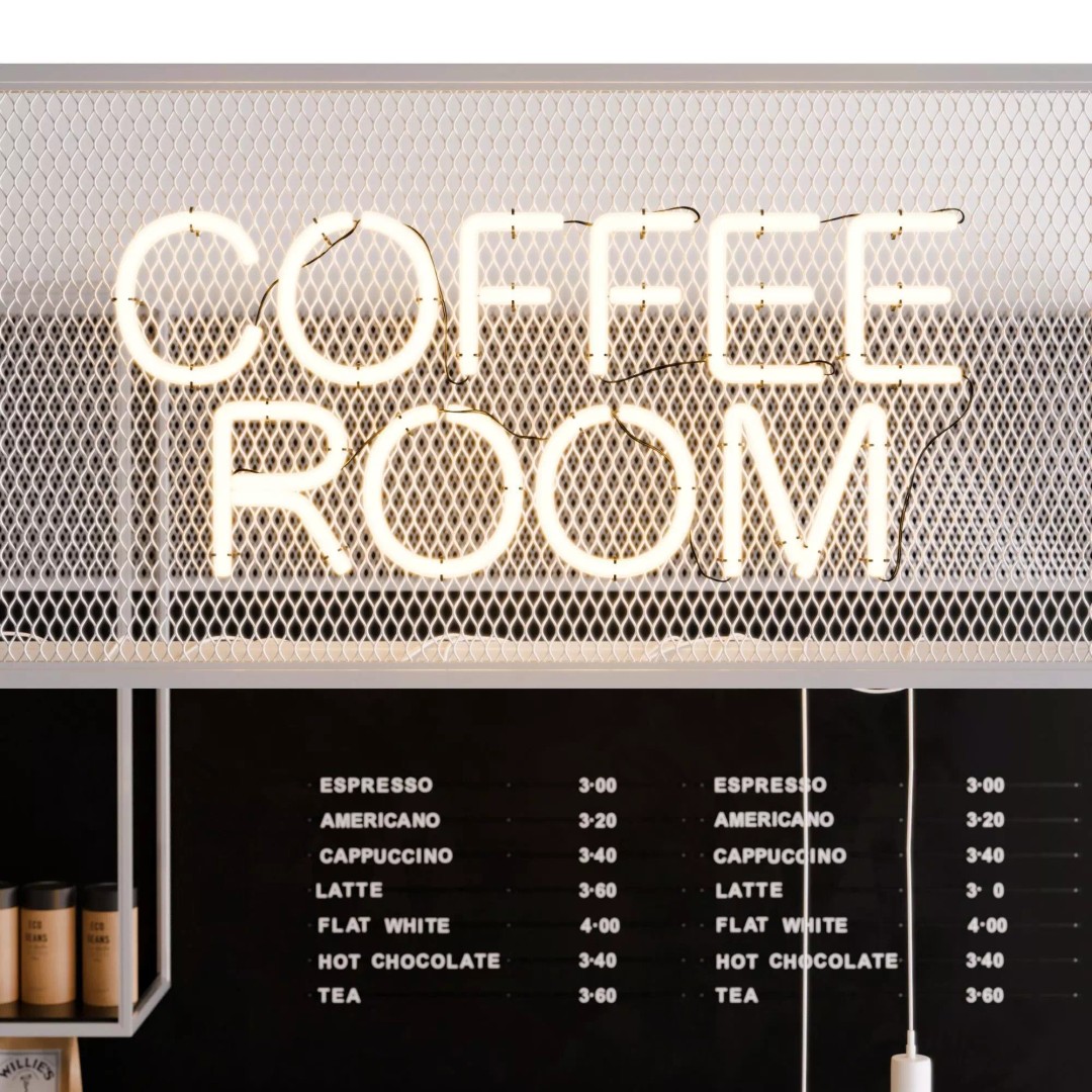 Modern Coffee Shop Interior 3D Model – High-Quality PBR Blender Asset - View 7