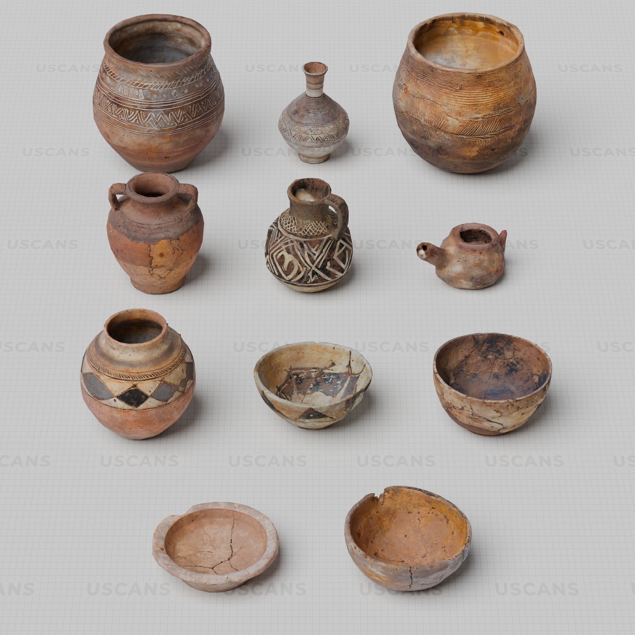 African Village - Low-Poly Game-Ready 3D Model - View 25