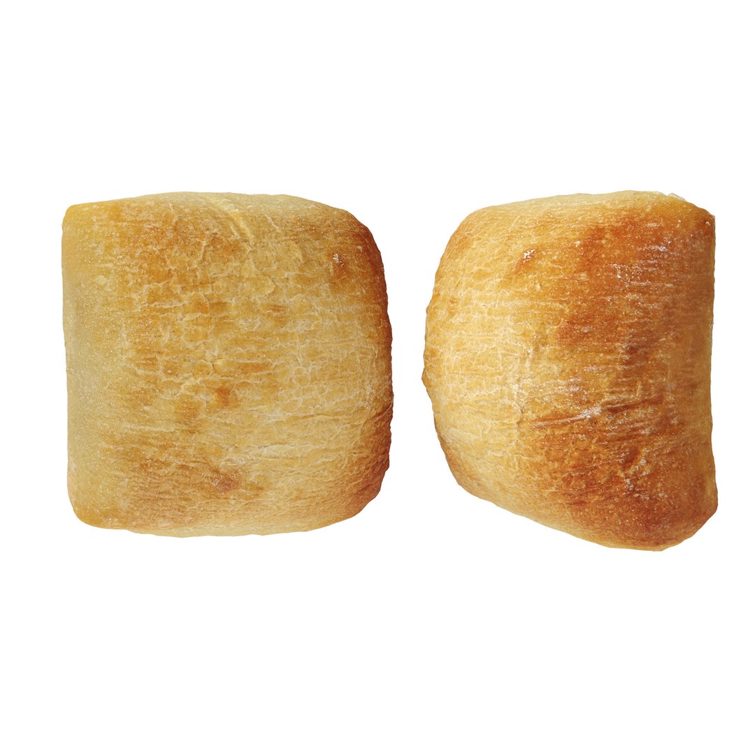 Ciabatta Rolls 3D Model – Photo-Scanned High Poly PBR Asset, FBX/OBJ - View 7