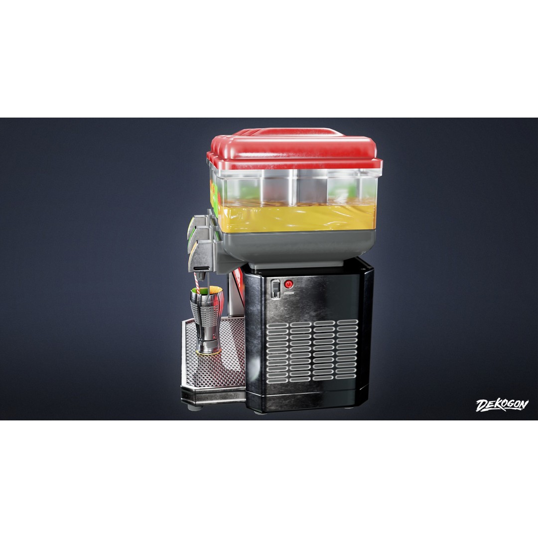 Juicer 3D Model – Low Poly Game Asset with PBR Textures, FBX - View 5