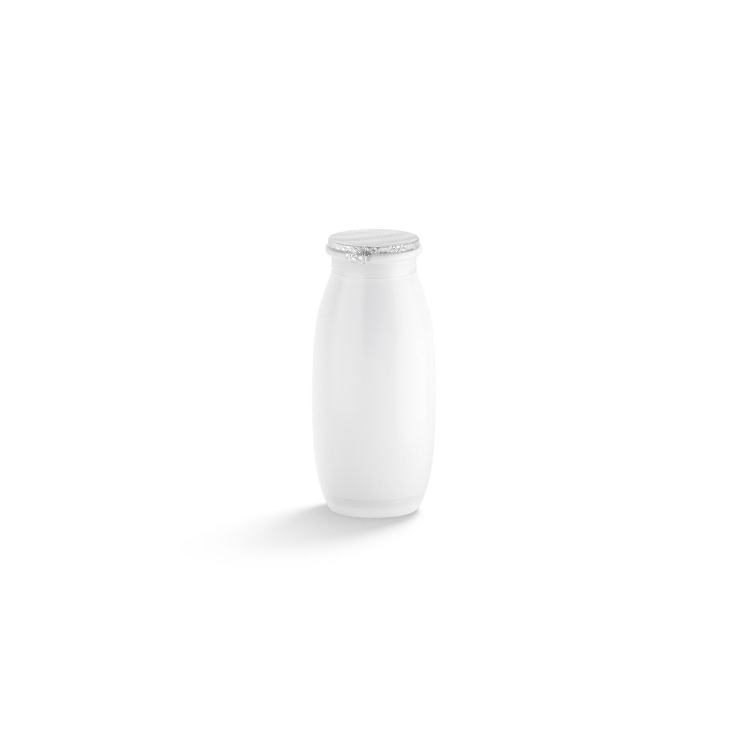 White Plastic Yogurt Bottle 3D Model – Low Poly Game Asset, FBX, OBJ - View 4