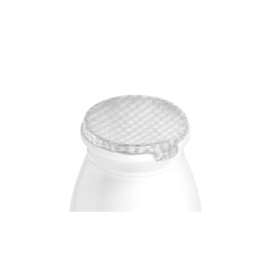 White Plastic Yogurt Bottle 3D Model – Low Poly Game Asset, FBX, OBJ - View 6