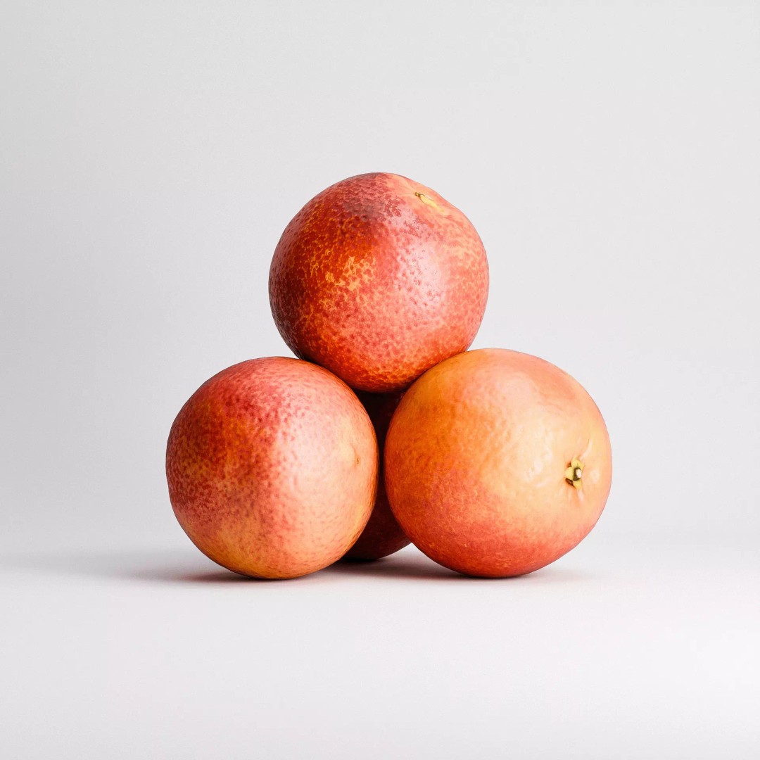 Blood Oranges 3D Model – Low Poly PBR Fruit Asset, FBX & OBJ - View 5