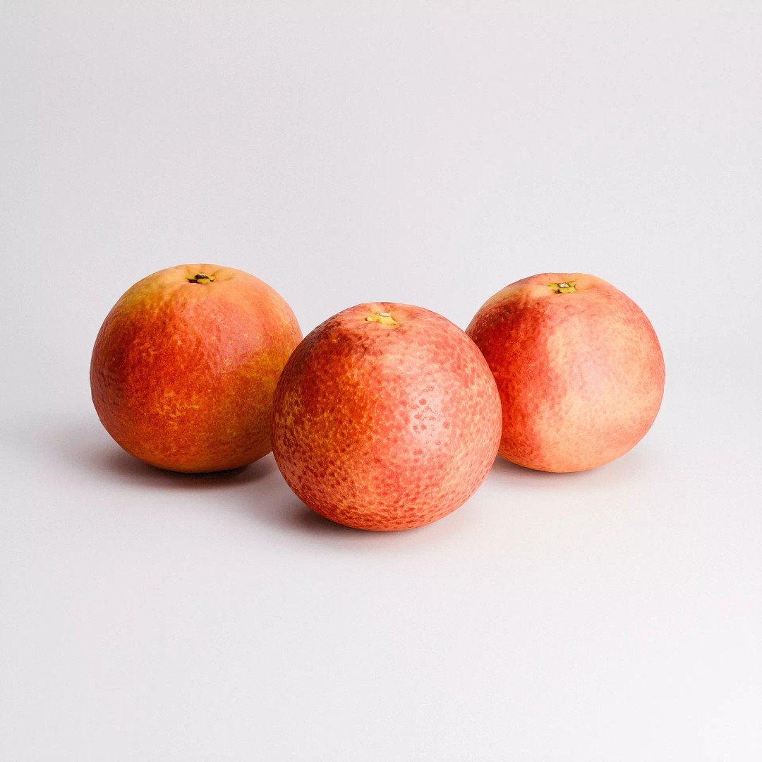 Blood Oranges 3D Model – Low Poly PBR Fruit Asset, FBX & OBJ - View 7