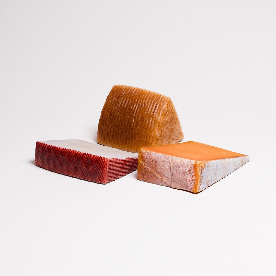 Cheese Set 01 3D Model – Low Poly Artisan Cheese Wedges, FBX - View 7
