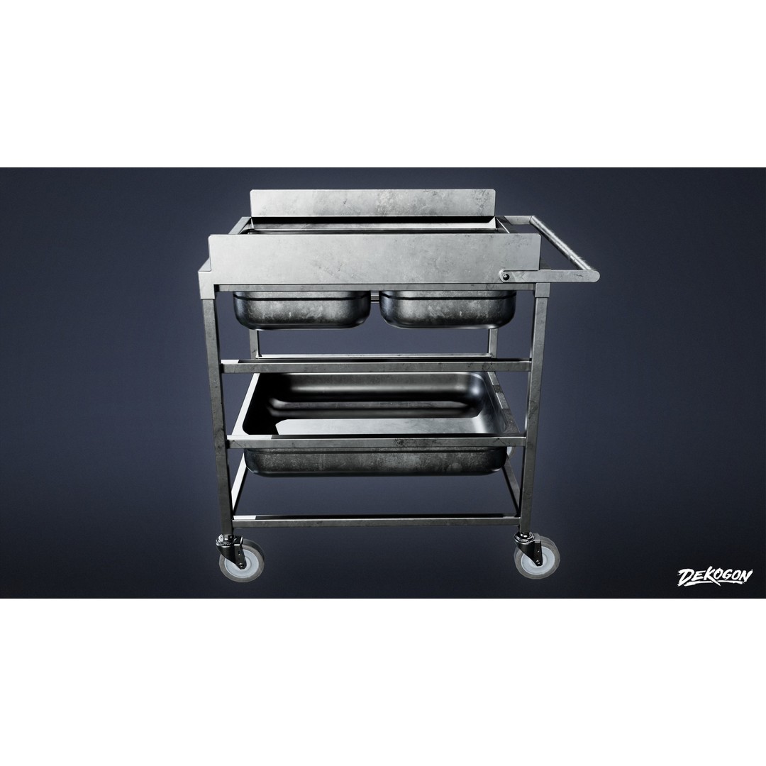 Fryer 3D Model – Low Poly Game Asset, FBX with PBR Textures - View 13