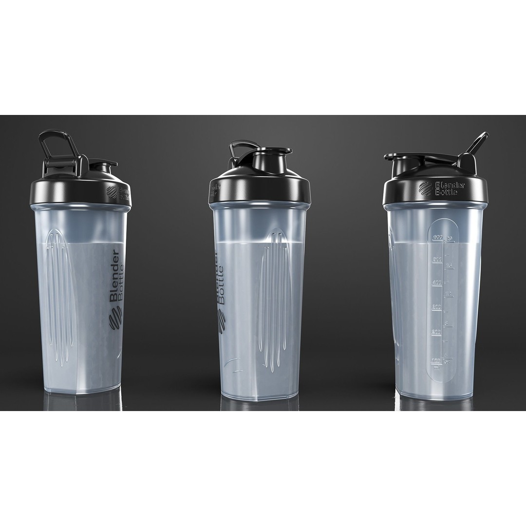 BlenderBottle Classic Bottle 3D Model – High Poly Protein Shaker, FBX - View 8