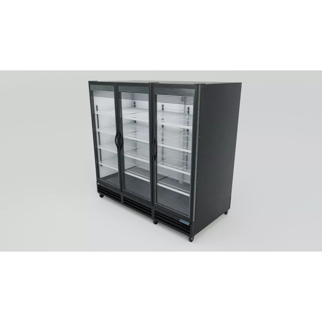 Grocery Store Freezer 3D Model – Low Poly PBR Game Asset, FBX - View 2
